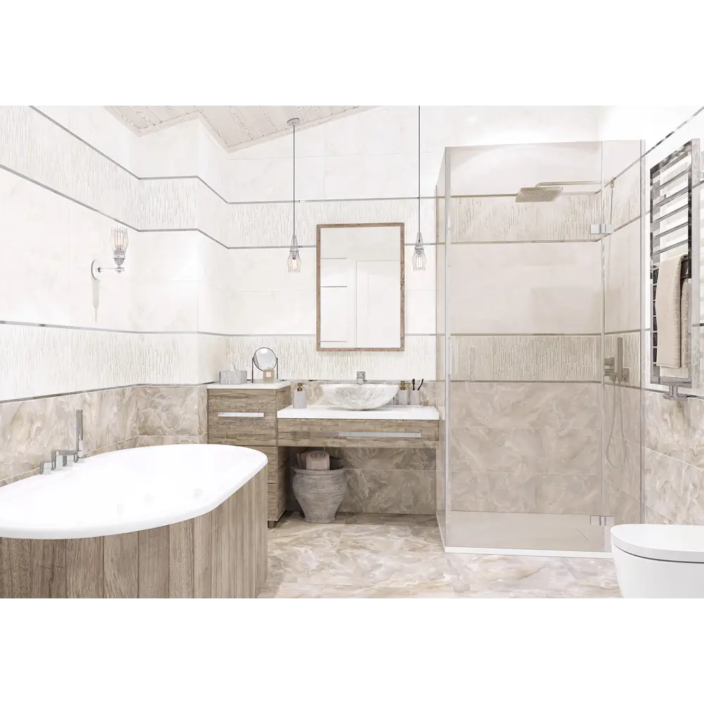 Фото Бордюр Alma Ceramica Denver 2 BWM91MET707 90x1.2см цвет серый, цена за штуку Фото Бордюр Alma Ceramica Denver 2 BWM91MET707 90x1.2см цвет серый, цена за штуку