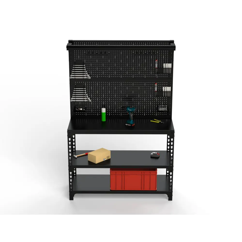 Фото 2 Стол-верстак Metalex Sun 117432 950x1200x600 мм, максимальная нагрузка до 260 кг, с комплектом освещения Фото 2 Стол-верстак Metalex Sun 117432 950x1200x600 мм, максимальная нагрузка до 260 кг, с комплектом освещения