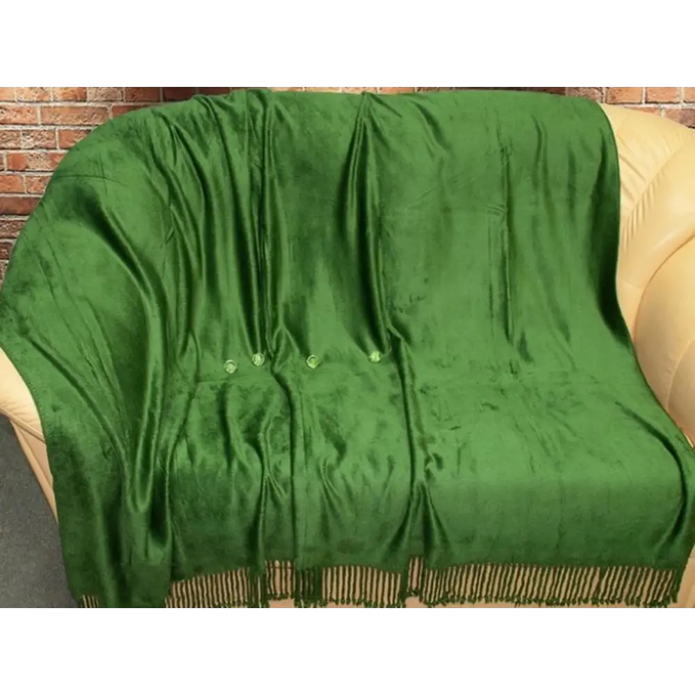 Фото Плед Tango Bamboo Throw 3006-01 150x200 см фланель цвет зеленый Фото Плед Tango Bamboo Throw 3006-01 150x200 см фланель цвет зеленый
