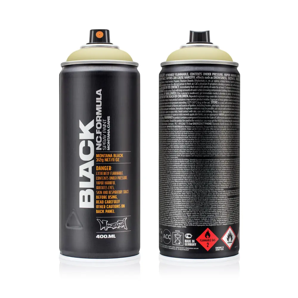 Фото Краска аэрозольная MONTANA 6610BLK бамбук 0.4 л