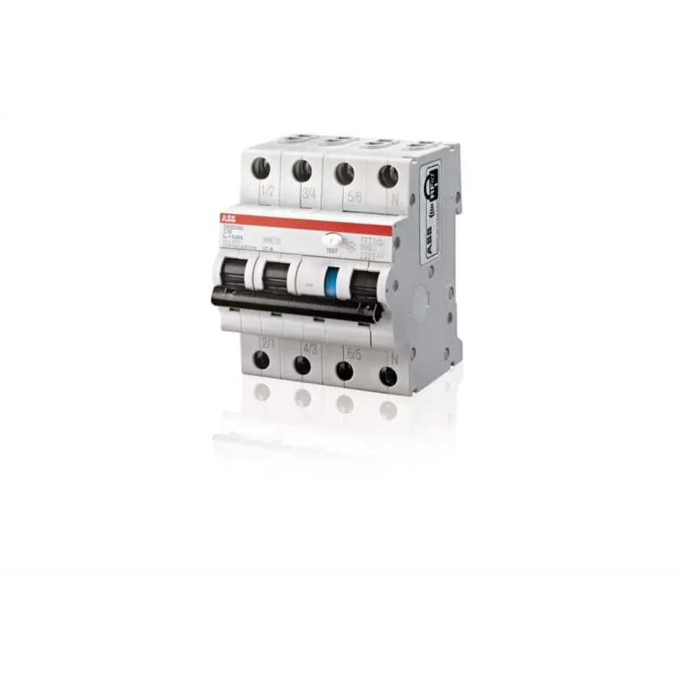 Фото Дифференциальный автомат Abb DS203NC 4P C25 А 30 мА 6 кА 2CSR256040R1254