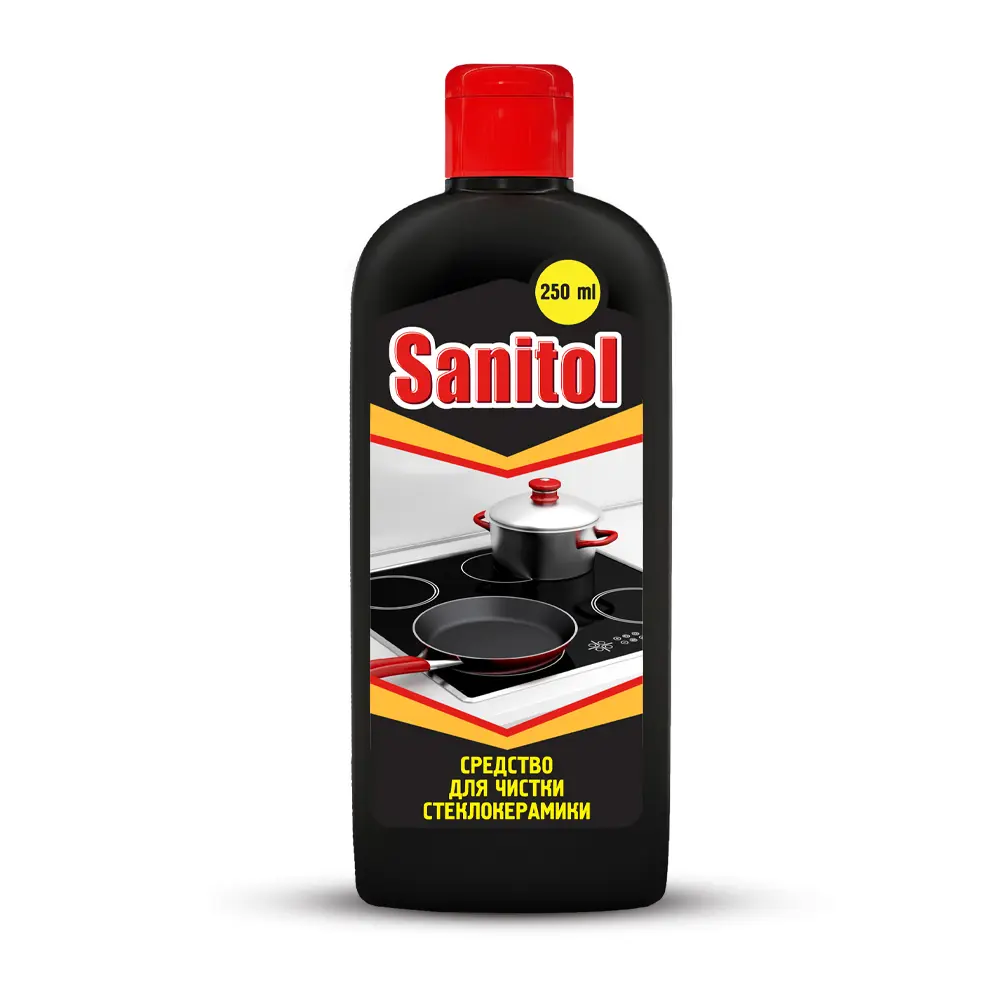 Фото Чистящее средство Sanitol для стеклокерамики 0.25 л Фото Чистящее средство Sanitol для стеклокерамики 0.25 л