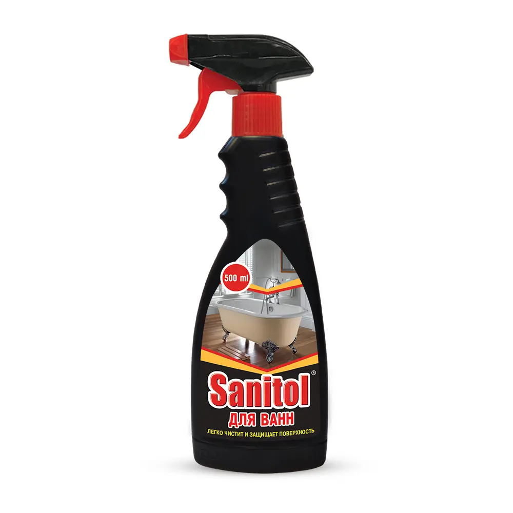 Фото Чистящее средство Sanitol с распылителем 0.5 л Фото Чистящее средство Sanitol с распылителем 0.5 л