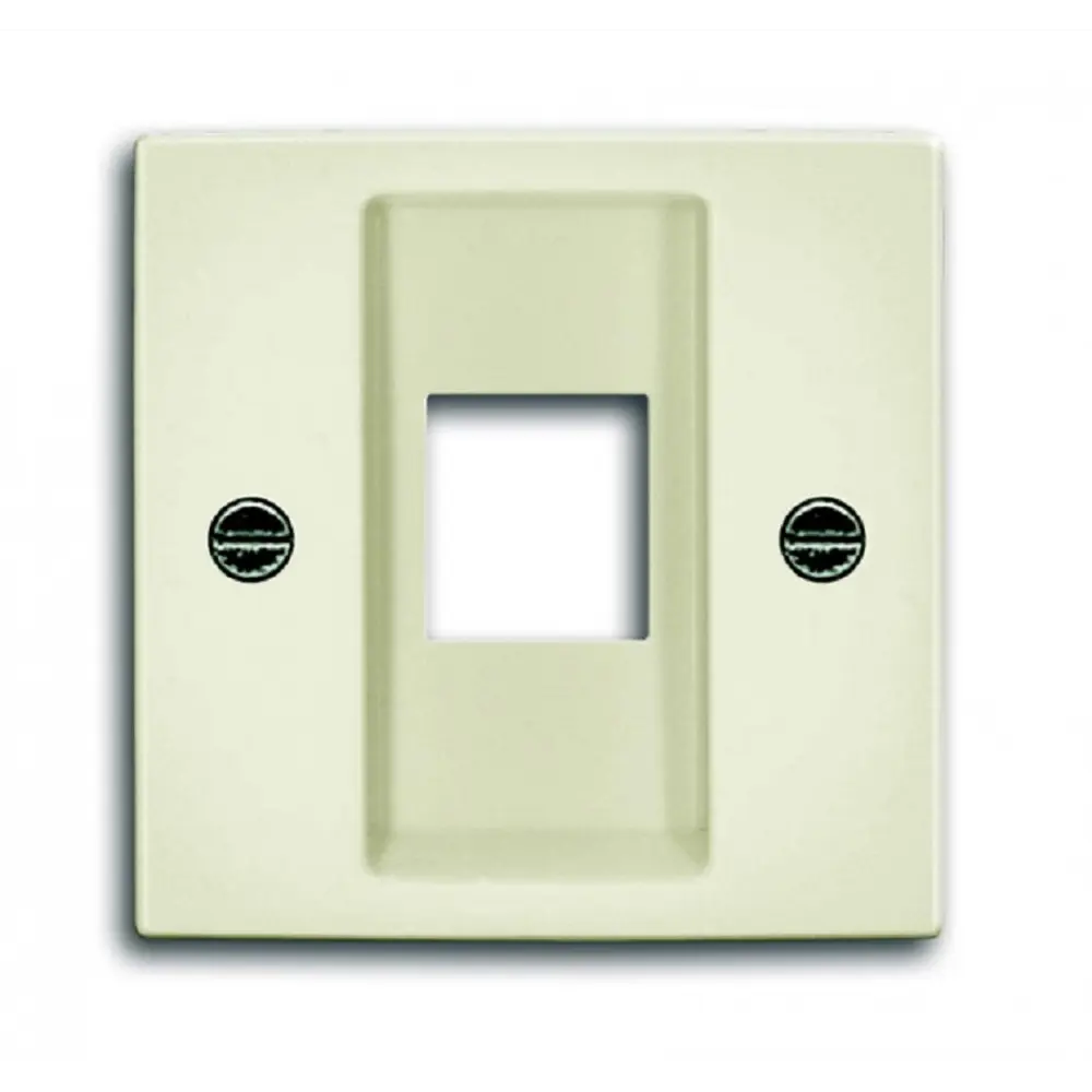 Фото Накладка для компьютерной/телефонной розетки ABB Basic 55 1-я цвет слоновая кость 3 шт. Фото Накладка для компьютерной/телефонной розетки ABB Basic 55 1-я цвет слоновая кость 3 шт.