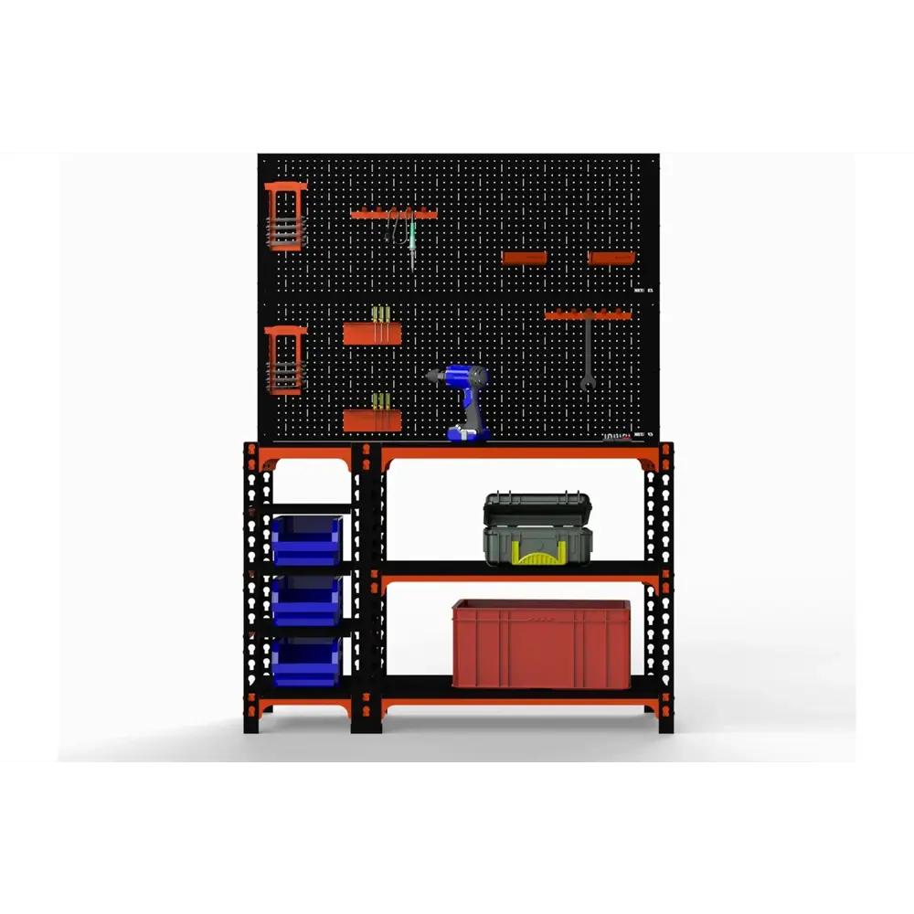 Фото 2 Стол-верстак Metalex 111054 950x1800x600 мм, максимальная нагрузка до 260 кг, с комплектом аксессуаров Фото 2 Стол-верстак Metalex 111054 950x1800x600 мм, максимальная нагрузка до 260 кг, с комплектом аксессуаров