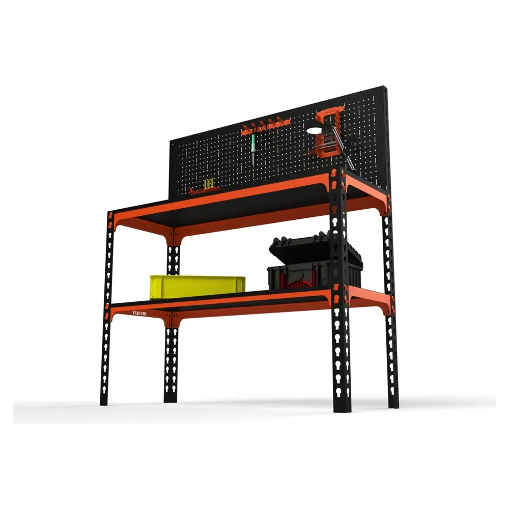 Фото 2 Стол-верстак Metalex 111071 950x1700x500 мм, максимальная нагрузка до 260 кг, с комплектом аксессуаров