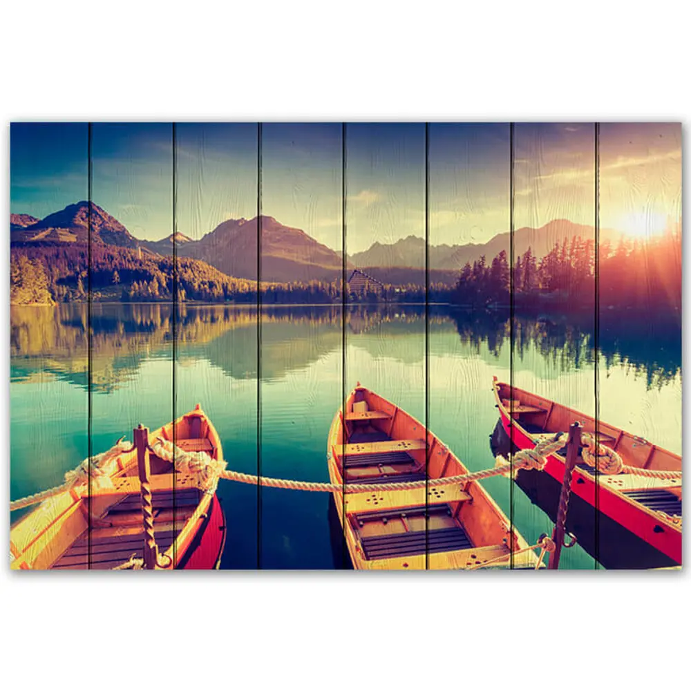 Фото Картина Дом Корлеоне Лодки на берегу 60x90 см Фото Картина Дом Корлеоне Лодки на берегу 60x90 см