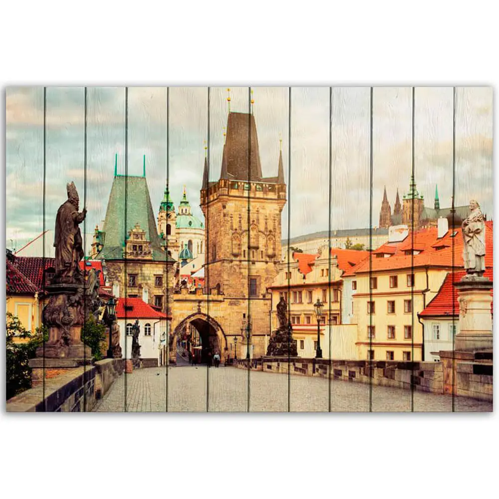 Фото Картина Дом Корлеоне Карлов мост Прага 60x90 см
