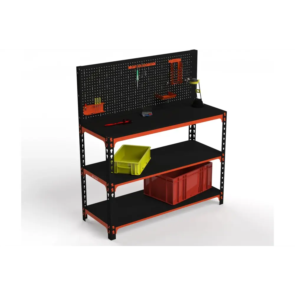 Фото 2 Стол-верстак Metalex 111098 950x1700x500 мм, максимальная нагрузка до 260 кг, с комплектом аксессуаров Фото 2 Стол-верстак Metalex 111098 950x1700x500 мм, максимальная нагрузка до 260 кг, с комплектом аксессуаров