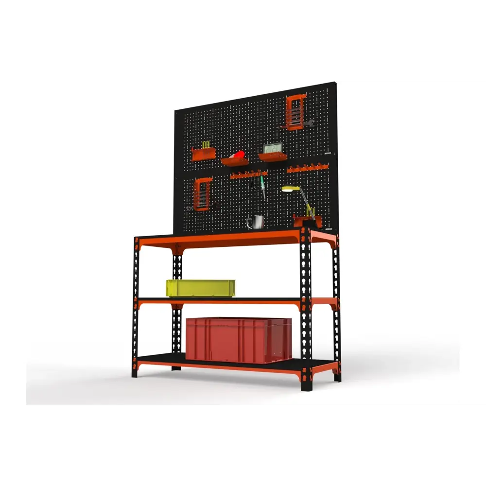 Фото 2 Стол-верстак Metalex 111157 950x1300x600 мм, максимальная нагрузка до 260 кг, с комплектом аксессуаров