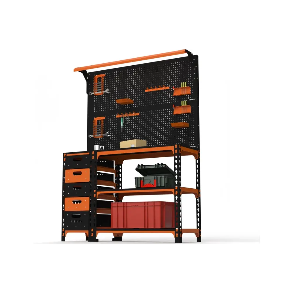 Фото 2 Стол-верстак Metalex Sun 111453 950x1400x400 мм, максимальная нагрузка до 260 кг, с комплектом освещения Фото 2 Стол-верстак Metalex Sun 111453 950x1400x400 мм, максимальная нагрузка до 260 кг, с комплектом освещения