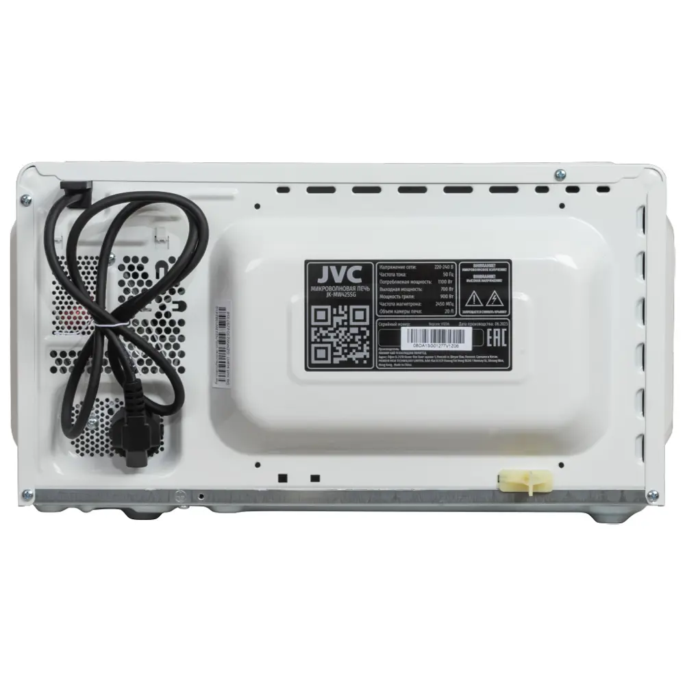Фото 7 Отдельностоящая микроволновая печь Jvc JK-MW425SG 20 л 44.6x24.3x36.3 см цвет белый Фото 7 Отдельностоящая микроволновая печь Jvc JK-MW425SG 20 л 44.6x24.3x36.3 см цвет белый