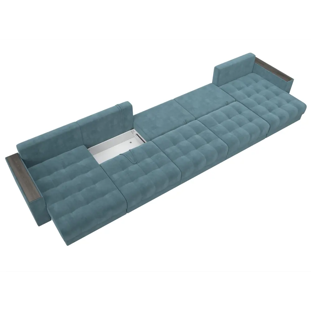 Фото 9 Диван П-образный с декором Лига-049 НПБ Мегалонг Лига диванов 128524 524x90x158 см велюр цвет seven 113 бирюзовый Фото 9 Диван П-образный с декором Лига-049 НПБ Мегалонг Лига диванов 128524 524x90x158 см велюр цвет seven 113 бирюзовый