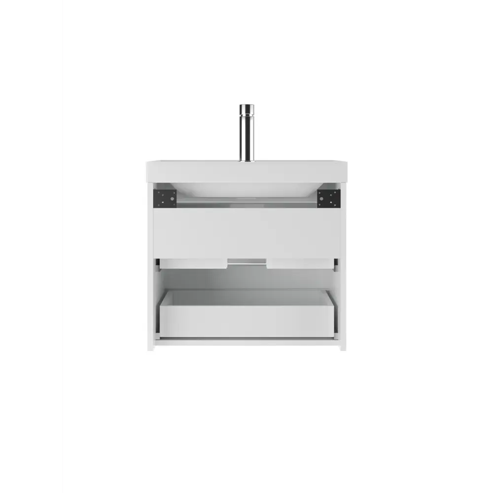 Фото 5 Тумба под раковину напольная Айсберг DV5914T 59см цвет белый