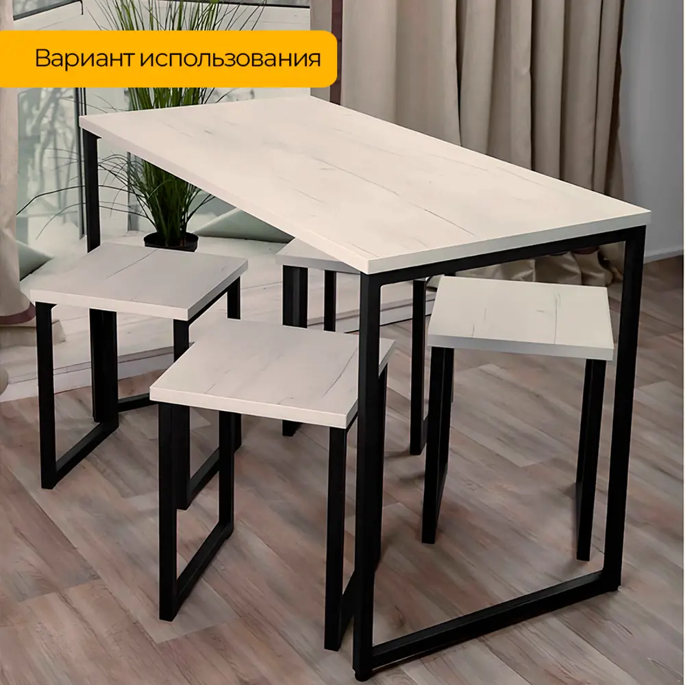 Фото 12 Подстолье для обеденного и письменного стола Лофт Slim-Kit Железное решение 74х50 см металл черный муар 2 шт Фото 12 Подстолье для обеденного и письменного стола Лофт Slim-Kit Железное решение 74х50 см металл черный муар 2 шт