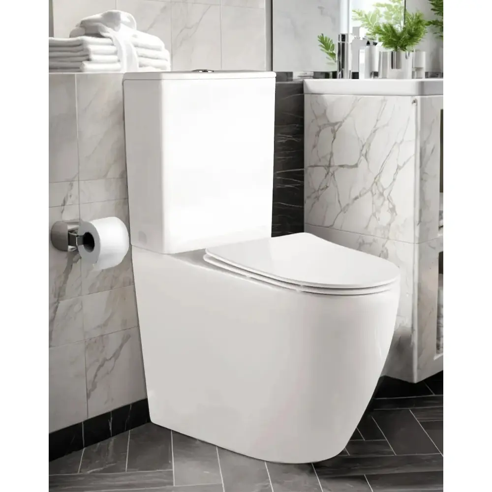 Фото 2 Унитаз-компакт Ceruttispa Mimi CT8707 безободковый сиденье с микролифтом Фото 2 Унитаз-компакт Ceruttispa Mimi CT8707 безободковый сиденье с микролифтом