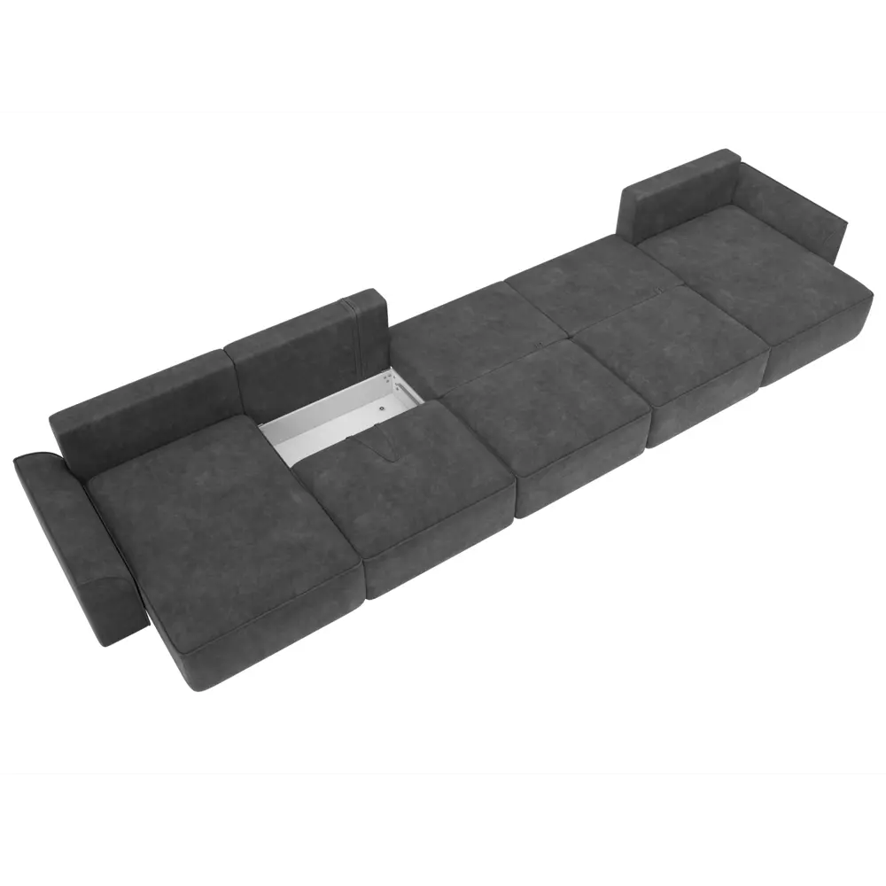 Фото 9 Диван П-образный Лига-048 НПБ МегаЛонг Лига диванов 128320 530x90x160 см велюр цвет brut 16 темно-серый Фото 9 Диван П-образный Лига-048 НПБ МегаЛонг Лига диванов 128320 530x90x160 см велюр цвет brut 16 темно-серый