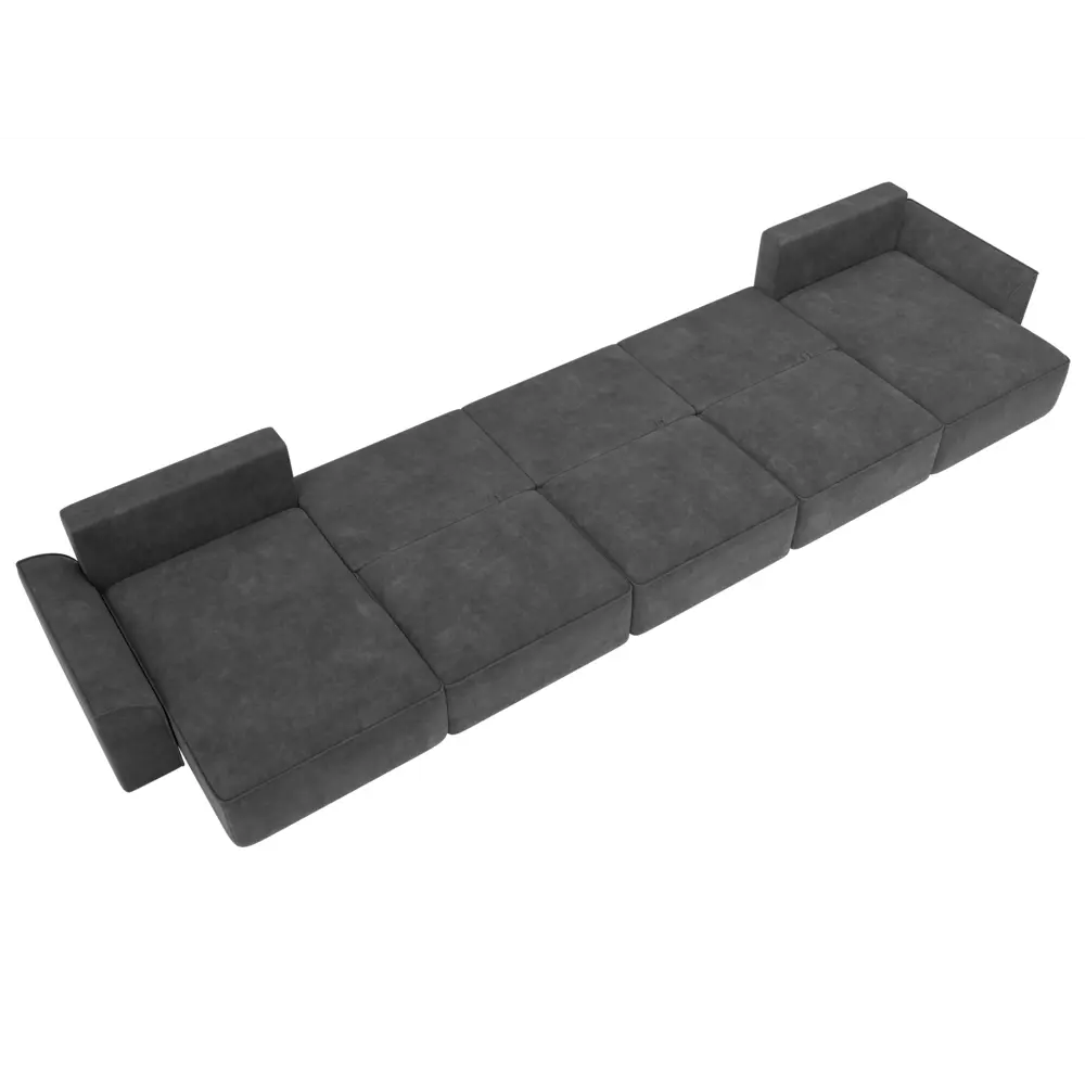 Фото 10 Диван П-образный Лига-048 НПБ МегаЛонг Лига диванов 128320 530x90x160 см велюр цвет brut 16 темно-серый Фото 10 Диван П-образный Лига-048 НПБ МегаЛонг Лига диванов 128320 530x90x160 см велюр цвет brut 16 темно-серый
