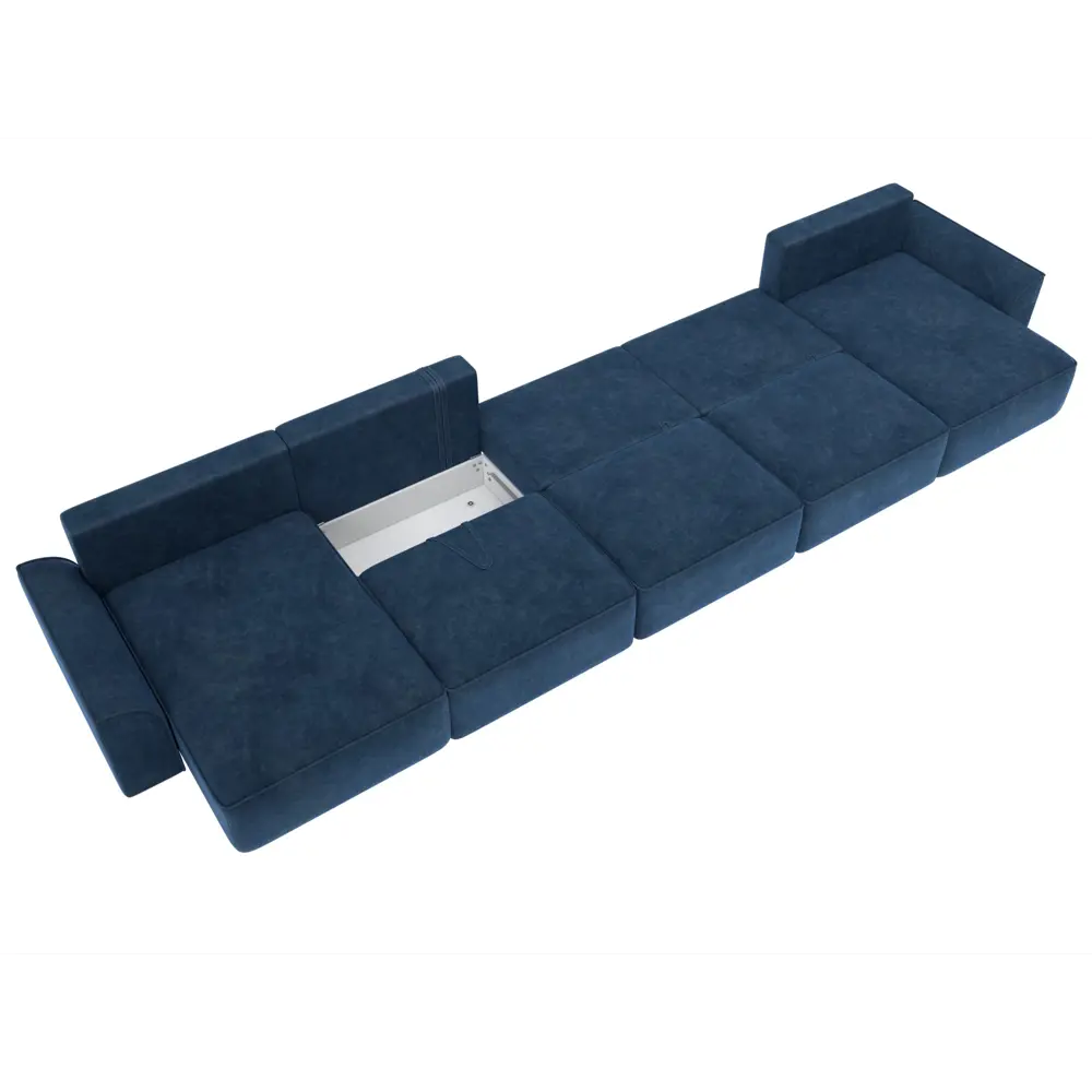 Фото 9 Диван П-образный Лига-048 НПБ МегаЛонг Лига диванов 128322 530x90x160 см велюр цвет brut 11 синий Фото 9 Диван П-образный Лига-048 НПБ МегаЛонг Лига диванов 128322 530x90x160 см велюр цвет brut 11 синий