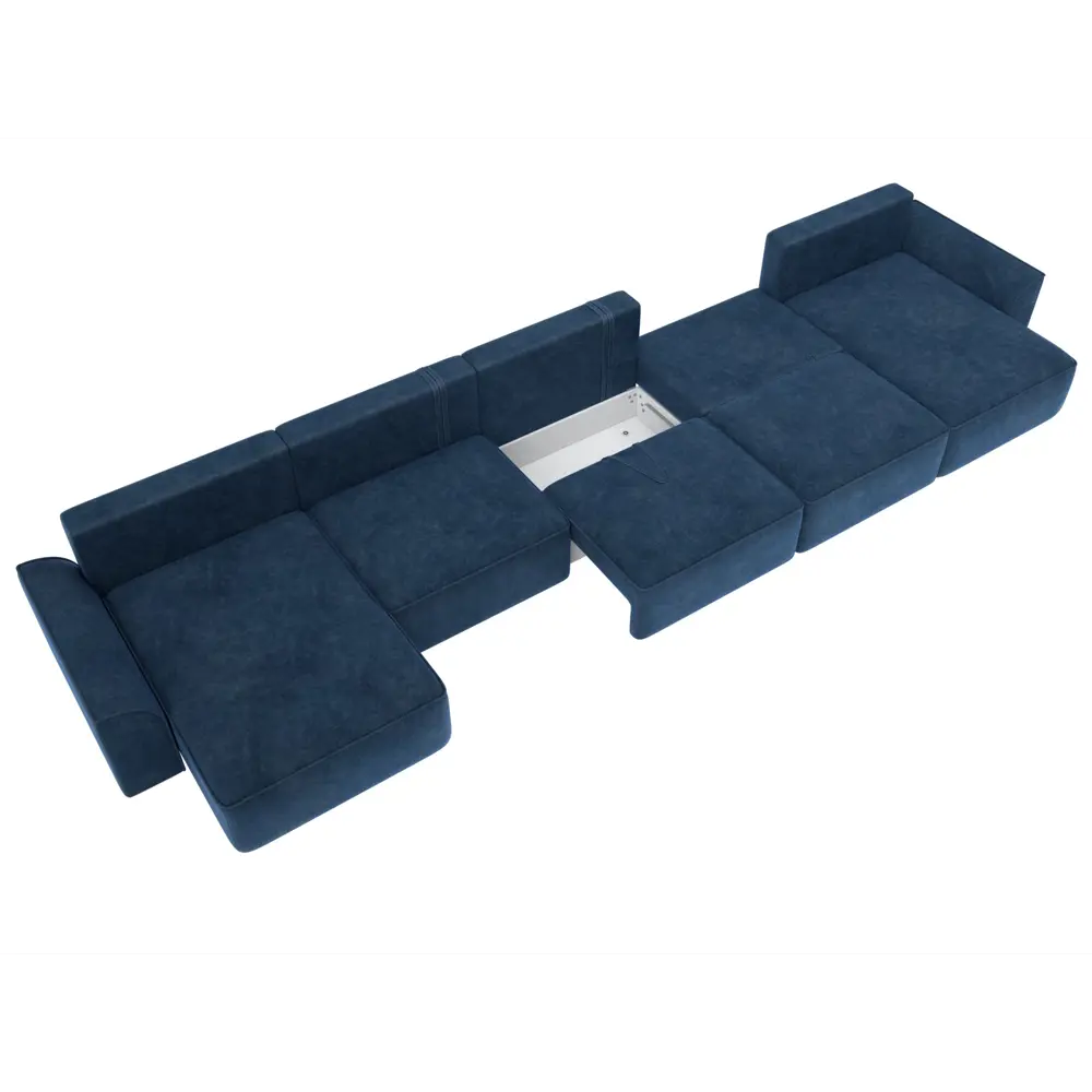 Фото 8 Диван П-образный Лига-048 НПБ МегаЛонг Лига диванов 128322 530x90x160 см велюр цвет brut 11 синий Фото 8 Диван П-образный Лига-048 НПБ МегаЛонг Лига диванов 128322 530x90x160 см велюр цвет brut 11 синий