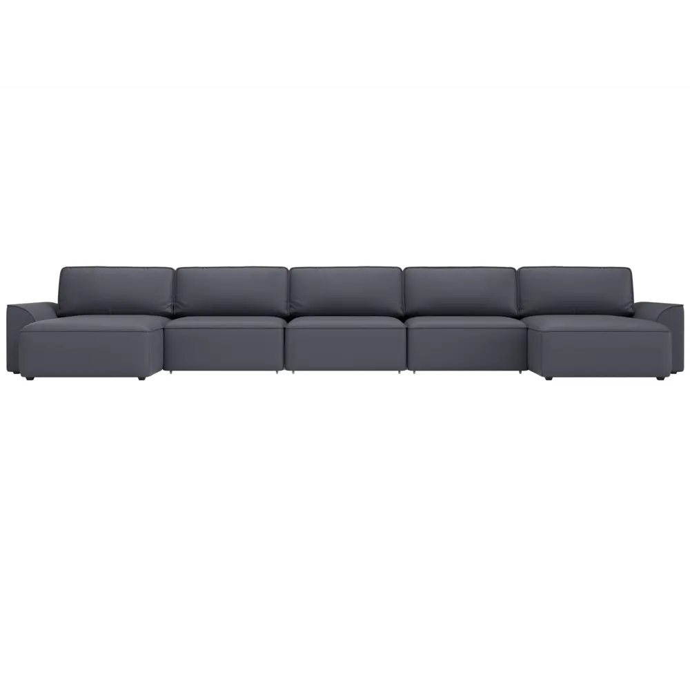 Фото 2 Диван П-образный Лига-048 НПБ МегаЛонг Лига диванов 128328 530x90x160 см экокожа цвет grifon 15 серый Фото 2 Диван П-образный Лига-048 НПБ МегаЛонг Лига диванов 128328 530x90x160 см экокожа цвет grifon 15 серый