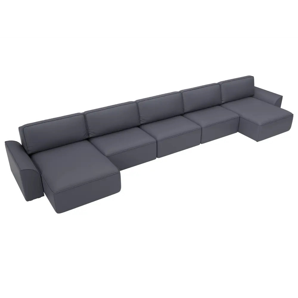 Фото 6 Диван П-образный Лига-048 НПБ МегаЛонг Лига диванов 128328 530x90x160 см экокожа цвет grifon 15 серый Фото 6 Диван П-образный Лига-048 НПБ МегаЛонг Лига диванов 128328 530x90x160 см экокожа цвет grifon 15 серый