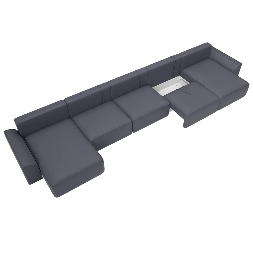 Фото 7 Диван П-образный Лига-048 НПБ МегаЛонг Лига диванов 128328 530x90x160 см экокожа цвет grifon 15 серый Фото 7 Диван П-образный Лига-048 НПБ МегаЛонг Лига диванов 128328 530x90x160 см экокожа цвет grifon 15 серый