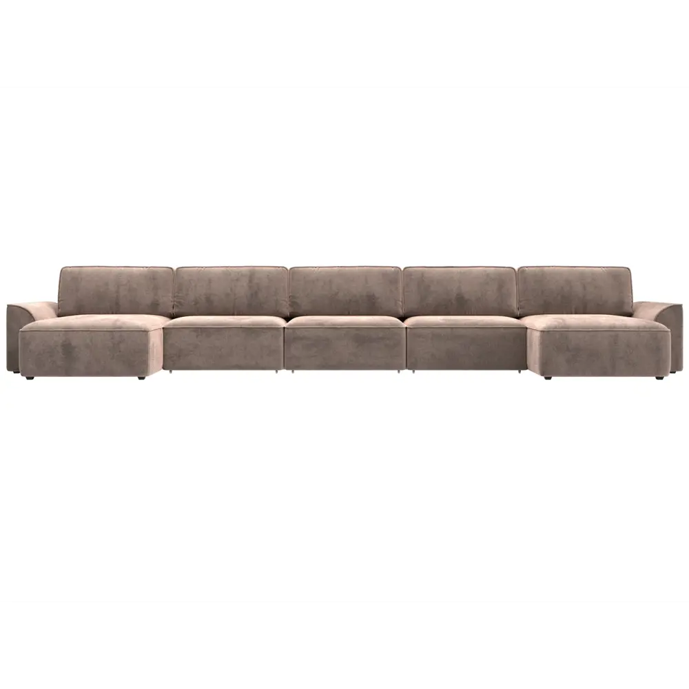 Фото 2 Диван П-образный Лига-048 НПБ МегаЛонг Лига диванов 128330 530x90x160 см велюр цвет tower 05 бежевый Фото 2 Диван П-образный Лига-048 НПБ МегаЛонг Лига диванов 128330 530x90x160 см велюр цвет tower 05 бежевый