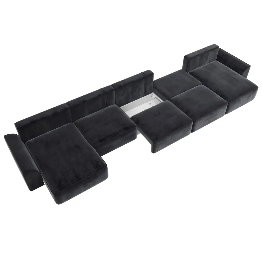 Фото 8 Диван П-образный Лига-048 НПБ МегаЛонг Лига диванов 128333 530x90x160 см велюр цвет tower 11 темно-серый Фото 8 Диван П-образный Лига-048 НПБ МегаЛонг Лига диванов 128333 530x90x160 см велюр цвет tower 11 темно-серый