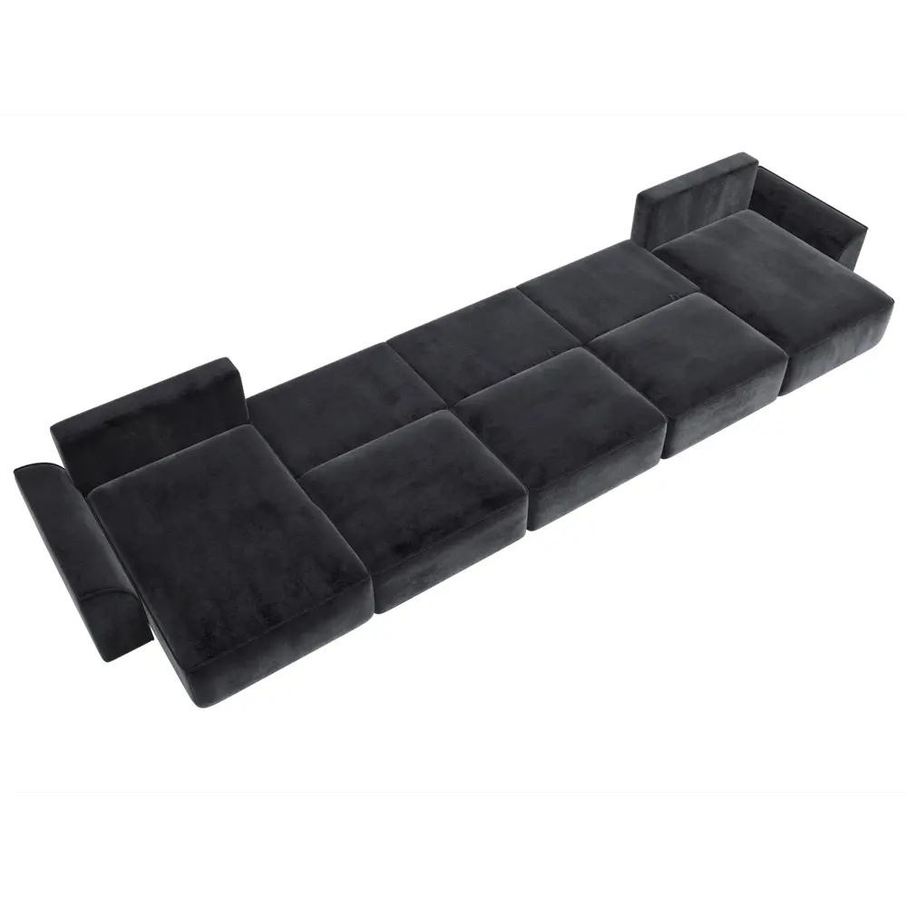 Фото 10 Диван П-образный Лига-048 НПБ МегаЛонг Лига диванов 128333 530x90x160 см велюр цвет tower 11 темно-серый Фото 10 Диван П-образный Лига-048 НПБ МегаЛонг Лига диванов 128333 530x90x160 см велюр цвет tower 11 темно-серый