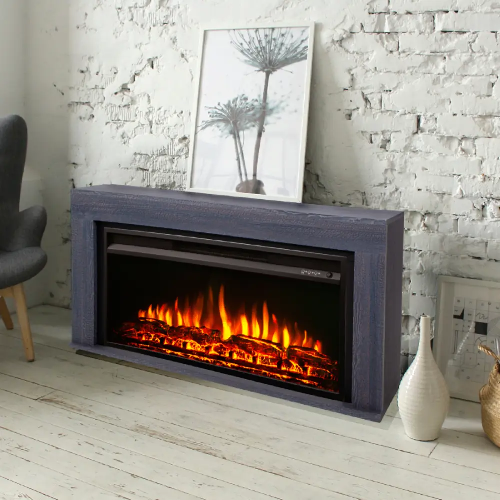 Фото 3 Каминокомплект Realflame ORFEY F36/NB-F012 с очагом FLASH-S 36 2000Вт дуб индиго
