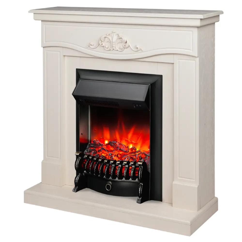 Фото 2 Каминокомплект REALFLAME JUNONA STD/EUG WT + Fobos Lux BL цвет Айвори