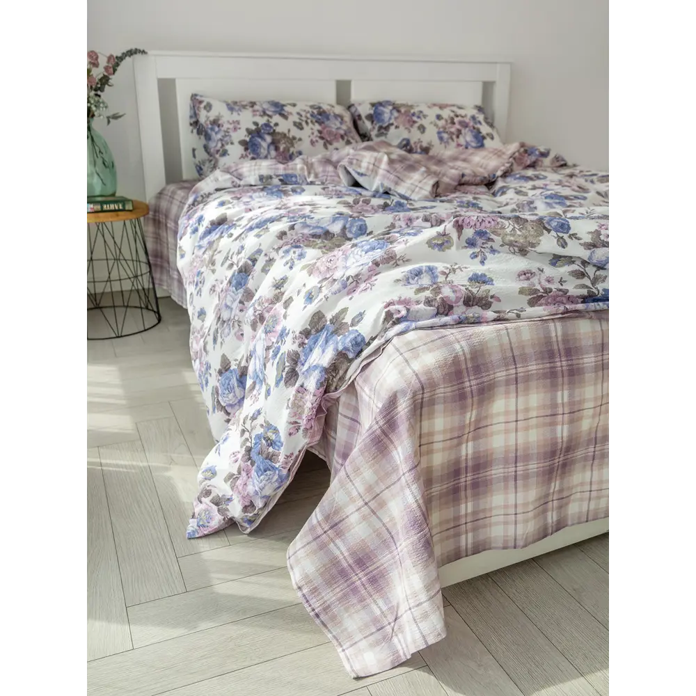 Фото 5 Комплект постельного белья Denastia NEW ERA COLLECTION бязь 1.5-спальный наволочки 50 x 70- 2 шт цвет фиолетовый Фото 5 Комплект постельного белья Denastia NEW ERA COLLECTION бязь 1.5-спальный наволочки 50 x 70- 2 шт цвет фиолетовый