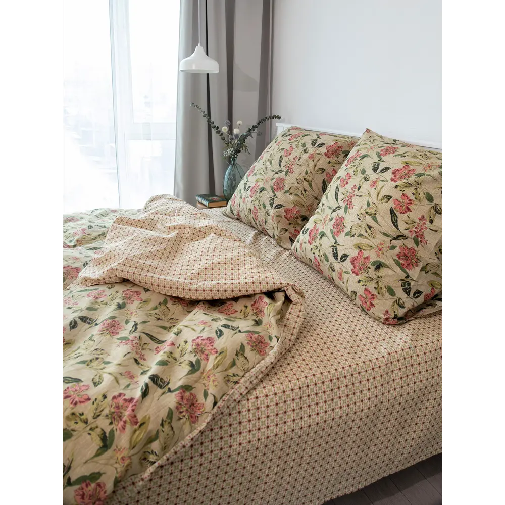 Фото 7 Комплект постельного белья Denastia NEW ERA COLLECTION бязь 1.5-спальный наволочки 70 x 70- 2 шт цвет зеленый Фото 7 Комплект постельного белья Denastia NEW ERA COLLECTION бязь 1.5-спальный наволочки 70 x 70- 2 шт цвет зеленый
