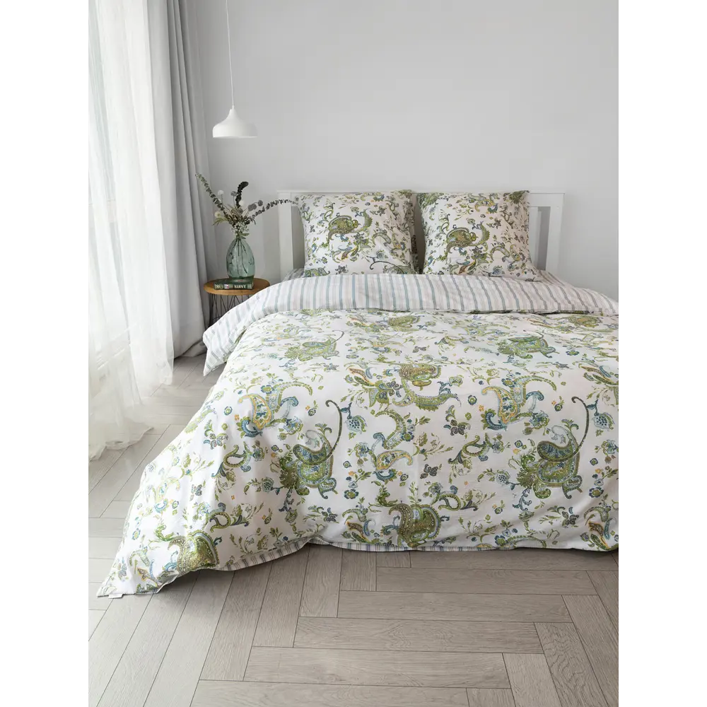 Фото 3 Комплект постельного белья Denastia NEW ERA COLLECTION бязь 1.5-спальный наволочки 70 x 70- 2 шт цвет белый Фото 3 Комплект постельного белья Denastia NEW ERA COLLECTION бязь 1.5-спальный наволочки 70 x 70- 2 шт цвет белый