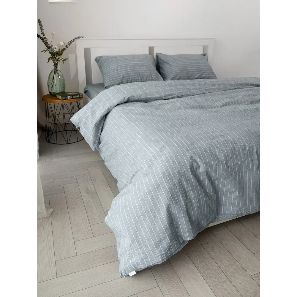 Фото 3 Комплект постельного белья Denastia NEW ERA COLLECTION бязь 1.5-спальный наволочки 50 x 70- 2 шт цвет серый Фото 3 Комплект постельного белья Denastia NEW ERA COLLECTION бязь 1.5-спальный наволочки 50 x 70- 2 шт цвет серый