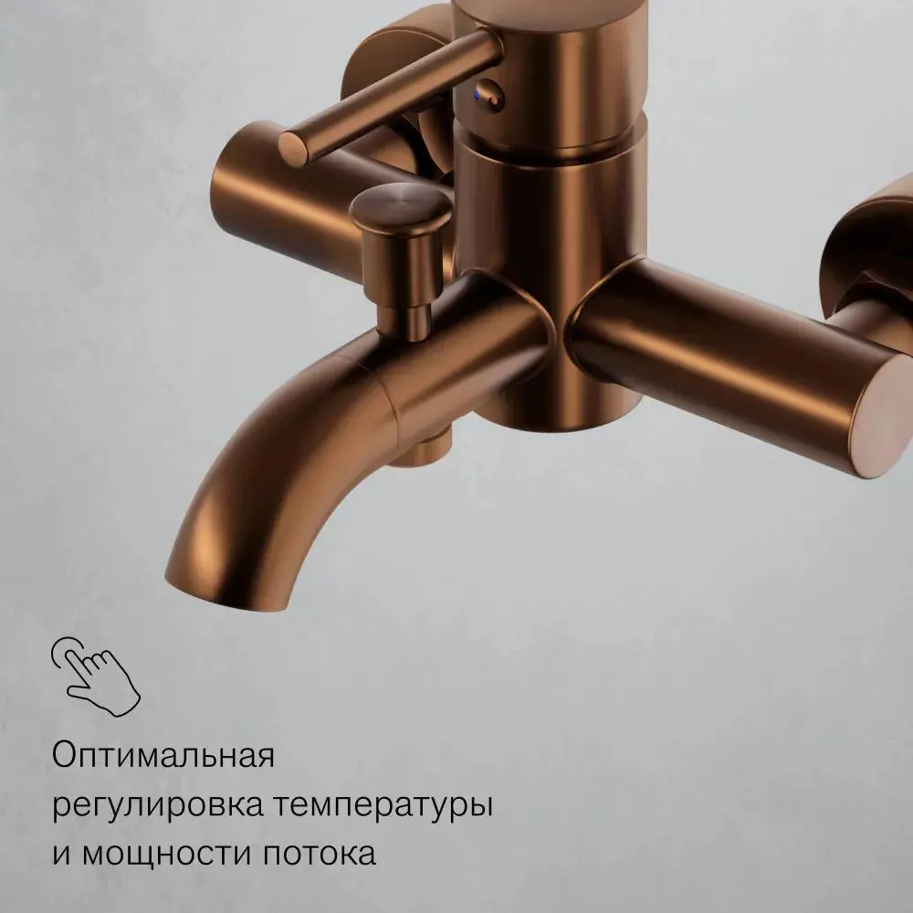 Фото 4 Смеситель для ванны Damixa 361000500 361000500_7214 однорычажный цвет розовое золото Фото 4 Смеситель для ванны Damixa 361000500 361000500_7214 однорычажный цвет розовое золото