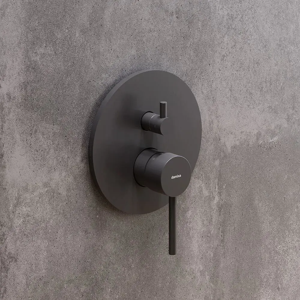 Фото 9 Смеситель для душа Damixa 367100300_7214 однорычажный цвет черный