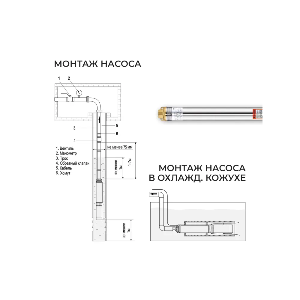Фото 5 Насос садовый скважинный Termica 3SQ 3/90 высота подъема 80 м кабель 40 м расход 29 л/ч Фото 5 Насос садовый скважинный Termica 3SQ 3/90 высота подъема 80 м кабель 40 м расход 29 л/ч