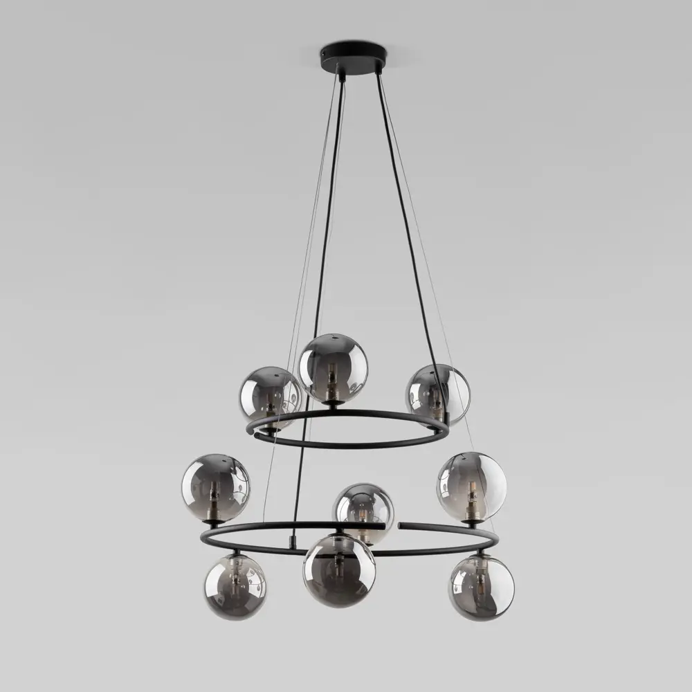 Фото 2 Светильник подвесной Tk lighting Anabelle A068410 9 ламп 11 м² цвет графит, черный Фото 2 Светильник подвесной Tk lighting Anabelle A068410 9 ламп 11 м² цвет графит, черный