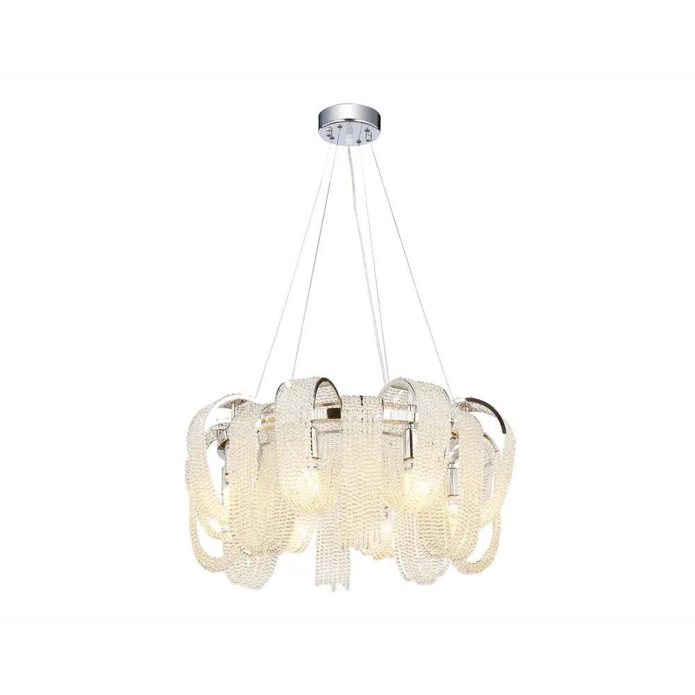 Фото 4 Светильник подвесной Ambrella Light Traditional Ambr_tr5377 8 ламп 23 м² цвет хром Фото 4 Светильник подвесной Ambrella Light Traditional Ambr_tr5377 8 ламп 23 м² цвет хром
