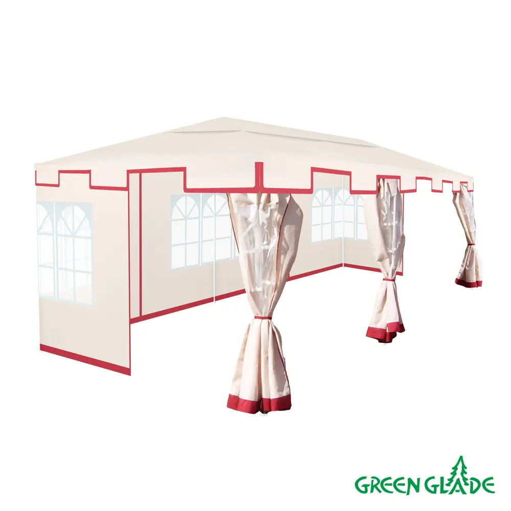 Фото 2 Тент садовый Green Glade 1049 3x6м бежевый Фото 2 Тент садовый Green Glade 1049 3x6м бежевый
