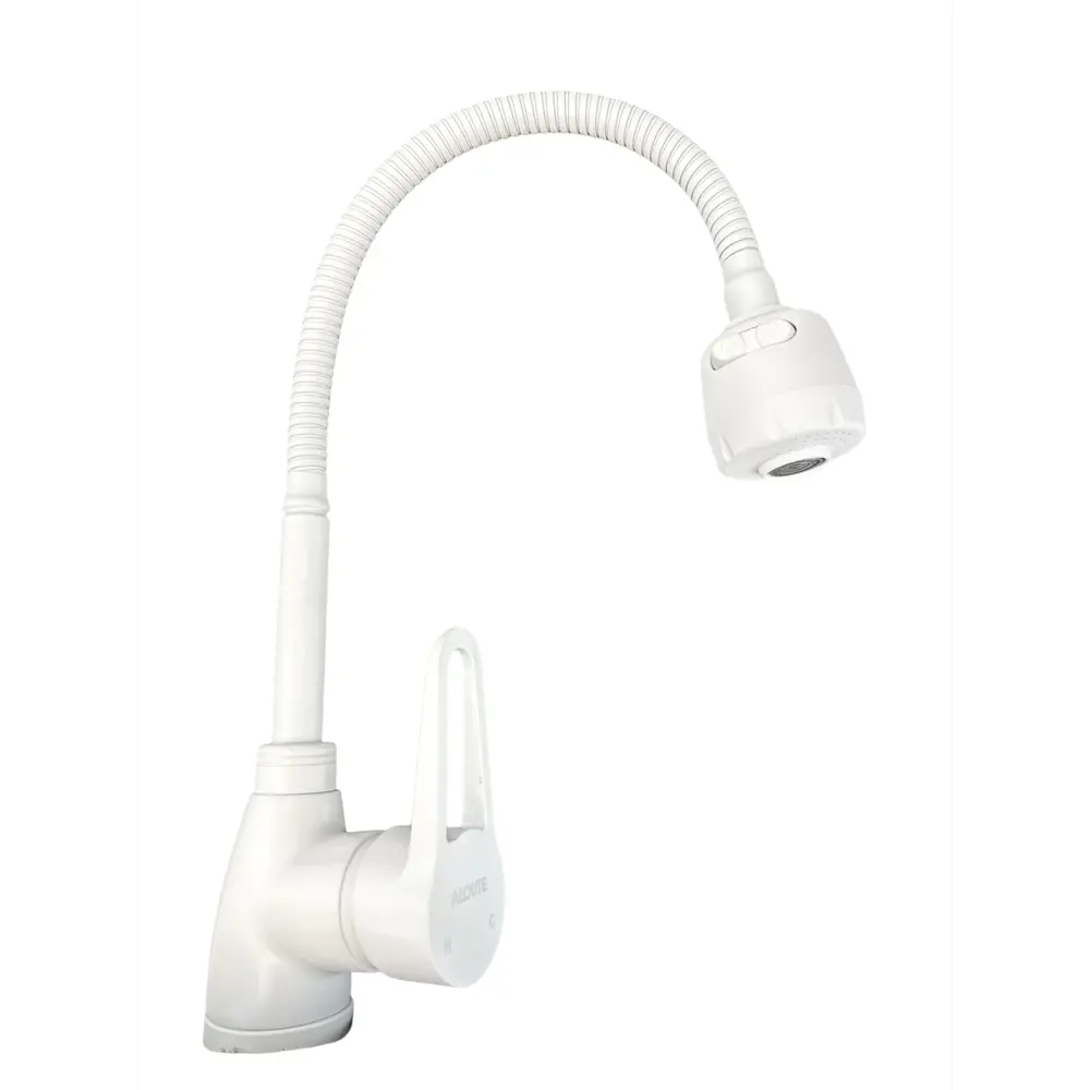 Фото 6 Смеситель для кухни Aloute A0613K-8 поворотный излив 20 см цвет белый Фото 6 Смеситель для кухни Aloute A0613K-8 поворотный излив 20 см цвет белый