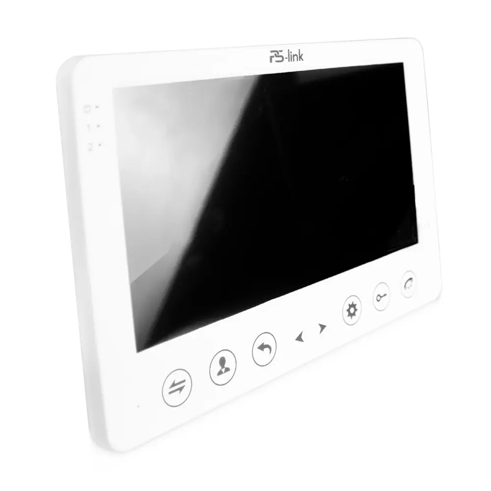 Фото 3 Комплект видеодомофона Ps-link KIT-715DP-201CR-C 7" цвет белый Фото 3 Комплект видеодомофона Ps-link KIT-715DP-201CR-C 7" цвет белый