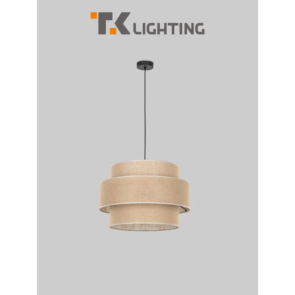 Фото Светильник подвесной Tk lighting Calisto A068437 3 лампы 6 м² цвет коричневый Фото Светильник подвесной Tk lighting Calisto A068437 3 лампы 6 м² цвет коричневый
