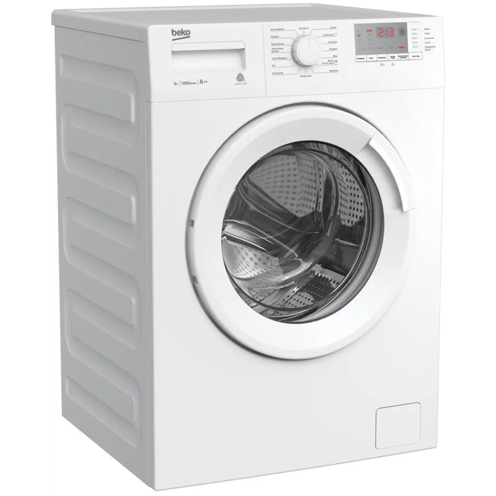Фото 7 Стиральная машина Beko Wre 6512 bww 60.2x84.2x41.7 см 6 кг цвет белый Фото 7 Стиральная машина Beko Wre 6512 bww 60.2x84.2x41.7 см 6 кг цвет белый