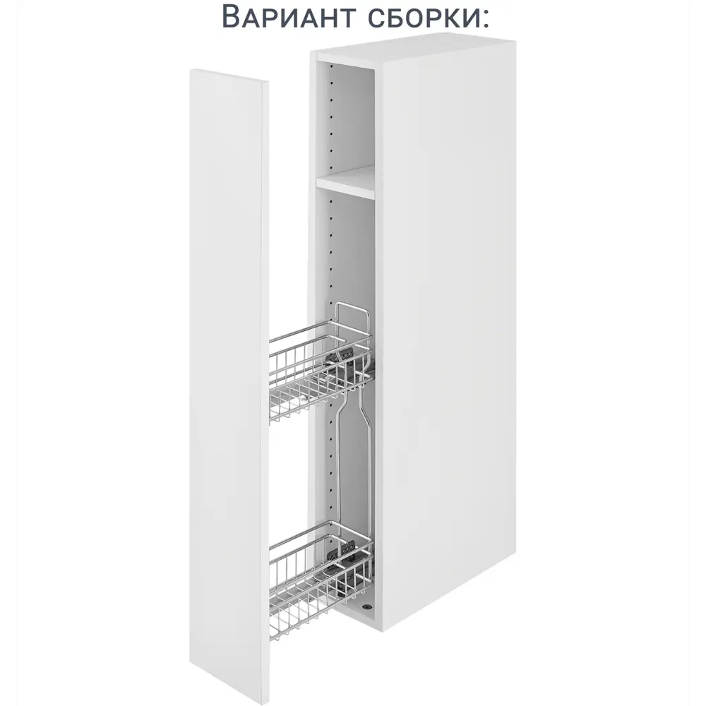 Фото 17 Фасад кухонного шкафа Аша 14.7x102.1 см KONSENSA ЛДСП цвет белый