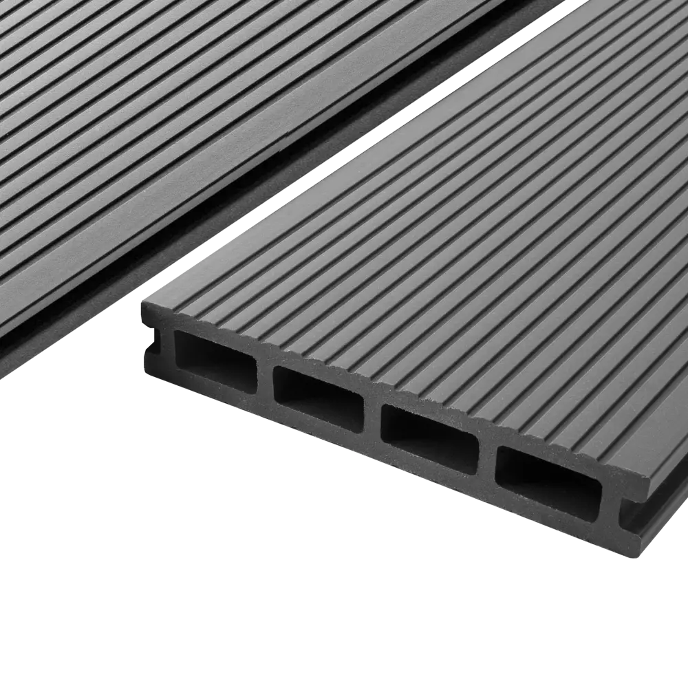 Фото 4 Террасная доска ДПК T-Decks цвет Серый 3000x150x25 мм двусторонний вельвет 0.6 м² Фото 4 Террасная доска ДПК T-Decks цвет Серый 3000x150x25 мм двусторонний вельвет 0.6 м²