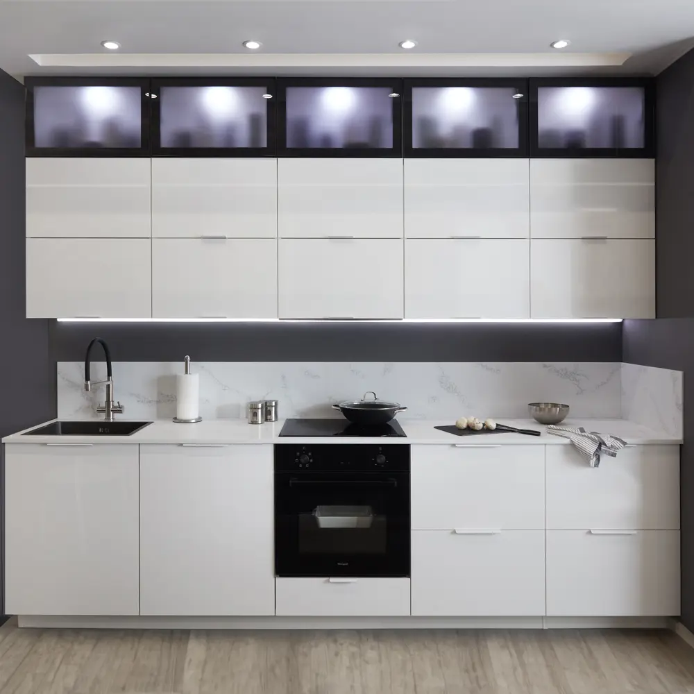 Фото 13 Фасад кухонного шкафа Аша 79.7x38.1 см KONSENSA ДСП цвет белый Фото 13 Фасад кухонного шкафа Аша 79.7x38.1 см KONSENSA ДСП цвет белый