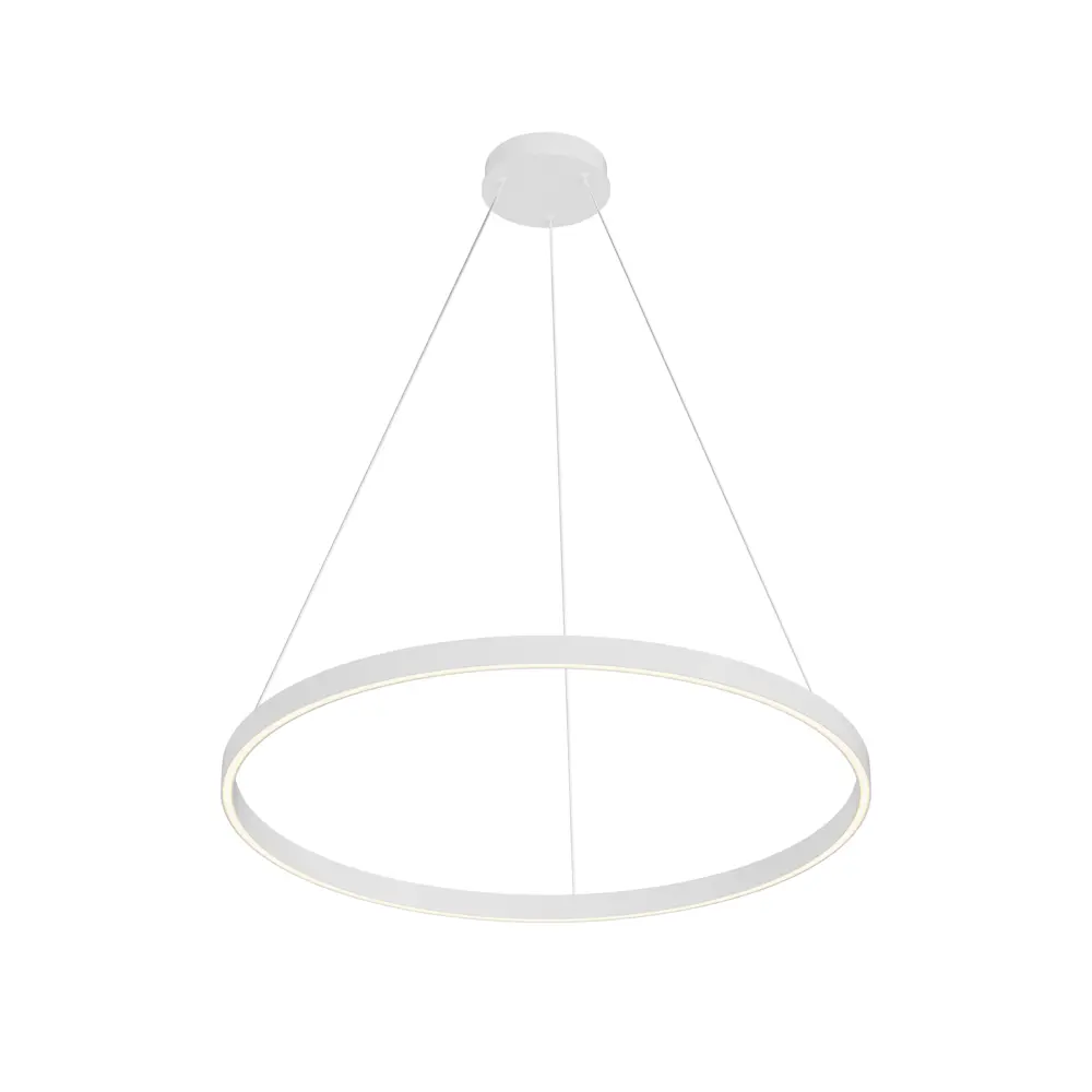 Фото 2 Светильник подвесной светодиодный Maytoni Rim Mod058pl-l42wk 22 м² регулируемый белый свет цвет белый Фото 2 Светильник подвесной светодиодный Maytoni Rim Mod058pl-l42wk 22 м² регулируемый белый свет цвет белый